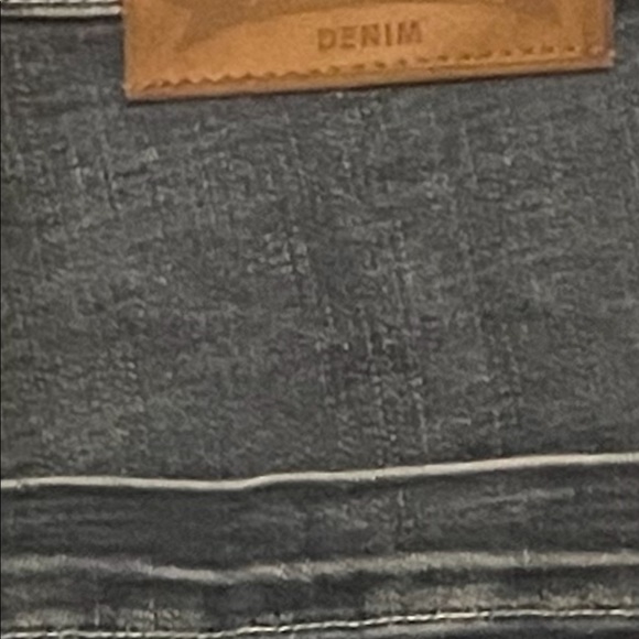 Sik Silk Distressed Follow The Movement Button Fly Jeans Size XL 34x29 - Picture 9 of 13